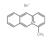 Benzo[b]quinolizinium, 4-methyl-, bromide Structure