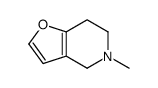 5-methyl-6,7-dihydro-4H-furo[3,2-c]pyridine结构式