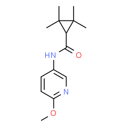 Cyclopropanecarboxamide, N-(6-methoxy-3-pyridinyl)-2,2,3,3-tetramethyl-结构式