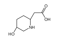 2-Piperidineacetic acid, 5-hydroxy-, (2R-trans)- (9CI) picture