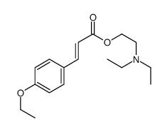 2-(diethylamino)ethyl (E)-3-(4-ethoxyphenyl)prop-2-enoate结构式