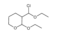 2-ethoxy-3-chloroethoxymethyltetrahydropyran Structure