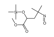 Methyl 4-methyl-4-nitroso-2-trimethylsiloxy-pentanoate Structure