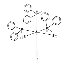 fac-Mo(CO)3(PPh2Me)3 Structure