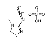 3-azido-1,4-dimethyl-1,5-dihydro-1,2,4-triazol-1-ium,perchlorate结构式