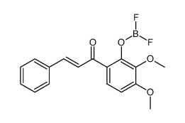 2'-(difluoroboryloxy)-3',4'-dimethoxychalcone结构式