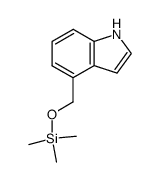 4-(((trimethylsilyl)oxy)methyl)-1H-indole Structure