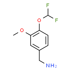 1-[4-(DIFLUOROMETHOXY)-3-METHOXYPHENYL]METHANAMINE Structure