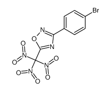 3-(4-bromophenyl)-5-(trinitromethyl)-1,2,4-oxadiazole结构式