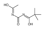 (4ci)-1-乙酰基-3-三甲基乙酰脲结构式