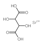 strontium tartrate Structure