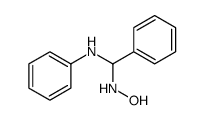 N-[anilino(phenyl)methyl]hydroxylamine Structure