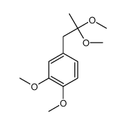 4-(2,2-dimethoxypropyl)-1,2-dimethoxybenzene Structure