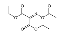 diethyl 2-acetyloxyiminopropanedioate结构式