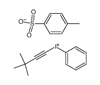 [tert-butylethynyl](phenyl)iodonium tosylate Structure