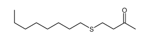 4-octylsulfanylbutan-2-one Structure