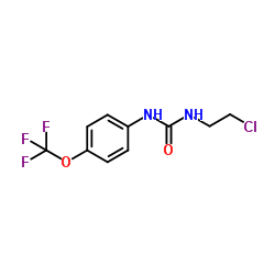 1-(2-Chloroethyl)-3-[4-(trifluoromethoxy)phenyl]urea structure