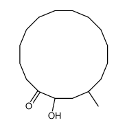 2-hydroxy-4-methylcyclohexadecan-1-one Structure