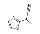 2-Thiazoleacetonitrile,-alpha--methyl- Structure