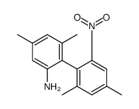 2-(2,4-dimethyl-6-nitrophenyl)-3,5-dimethylaniline结构式