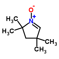 3,3,5,5-tetramethyl-1-pyrroline n-oxide Structure