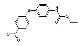 [4-(4-nitro-phenylsulfanyl)-phenyl]-carbamic acid ethyl ester Structure