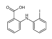 2-(2-iodoanilino)benzoic acid Structure