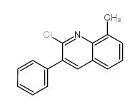 2-Chloro-8-methyl-3-phenylquinoline结构式