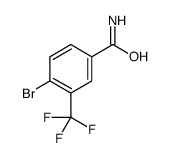 4-Bromo-3-(trifluoromethyl)benzamide structure