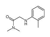 N,N-dimethyl-2-(2-methylanilino)acetamide Structure