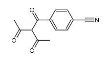 3-(4-cyanobenzoyl)-2,4-pentanedione Structure