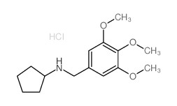 N-[(3,4,5-trimethoxyphenyl)methyl]cyclopentanamine,hydrochloride图片