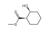 (1R,2S)-methyl 2-hydroxycyclohexanecarbodithioate结构式