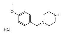 1-(4-METHOXYBENZYL)PIPERAZINEHYDROCHLORIDE结构式