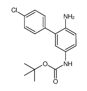 tert-butyl (6-amino-4'-chlorobiphen-3-yl)carbamate结构式