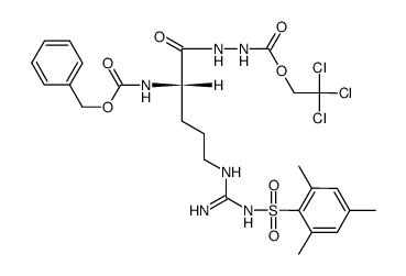 Z-Arg(Mts)-N2H2-Troc结构式