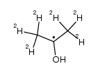 1-hydroxy-1-methylethyl-d6 radical Structure