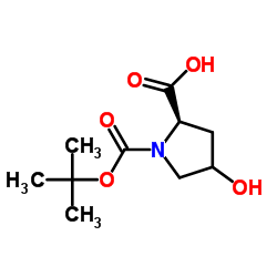 4-Hydroxy-1-{[(2-methyl-2-propanyl)oxy]carbonyl}-D-proline picture