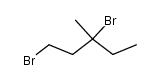 1,3-dibromo-3-methyl-pentane结构式