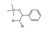 1,1-dibromo-2-phenyl-2-(trimethylsiloxy)ethane Structure