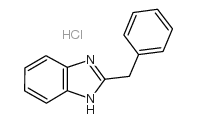 2-苄基苯并咪唑盐酸盐结构式