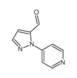 1-(PYRIDIN-4-YL)-1H-PYRAZOLE-5-CARBALDEHYDE structure