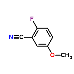 2-氟-5-甲氧基苯腈结构式