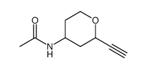 N-(2-ethynyltetrahydro-2H-pyran-4-yl)acetamide structure