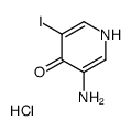 3-Amino-5-iodo-pyridin-4-ol hydrochloride Structure