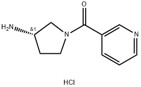 (S)-(3-Aminopyrrolidin-1-yl)(pyridin-3-yl)methanone dihydrochloride Structure