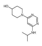 1-(6-Isopropylamino-pyrimidin-4-yl)-piperidin-4-ol结构式