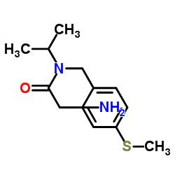 N-Isopropyl-N-[4-(methylsulfanyl)benzyl]glycinamide Structure