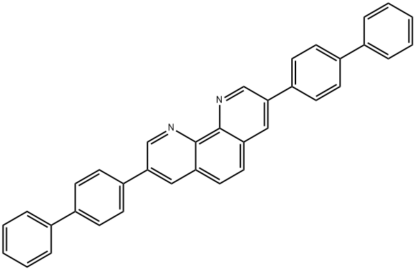 3,8-di([1,1'-biphenyl]-4-yl)-1,10-phenanthroline structure