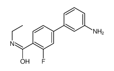 4-(3-aminophenyl)-N-ethyl-2-fluorobenzamide structure